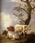 POTTER, Paulus Four Bull oil painting on canvas